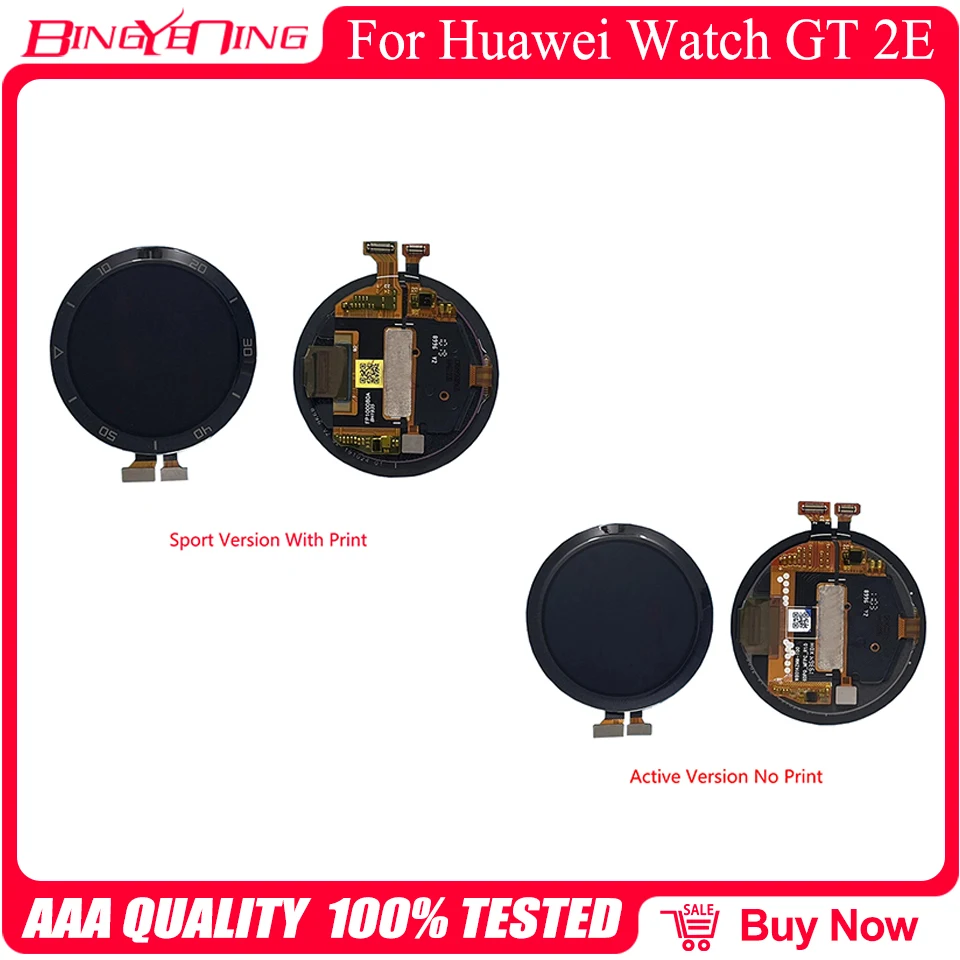 Pre Huawei Watch GT 2E HCT-B19 LCD DISPIFT DISPIFT DIGITIZERIZER pre Huawei Watch GT2E 46 mm