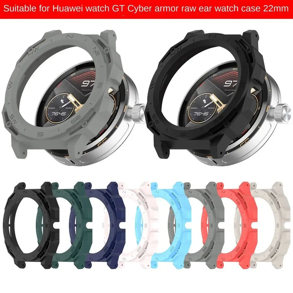 Pre Huawei Watch GT Cyber ​​Protector Case Case Ochrana prípadu pre prípad ochrany prípadu Huawei GT Cyber ​​Hard PC Case Case