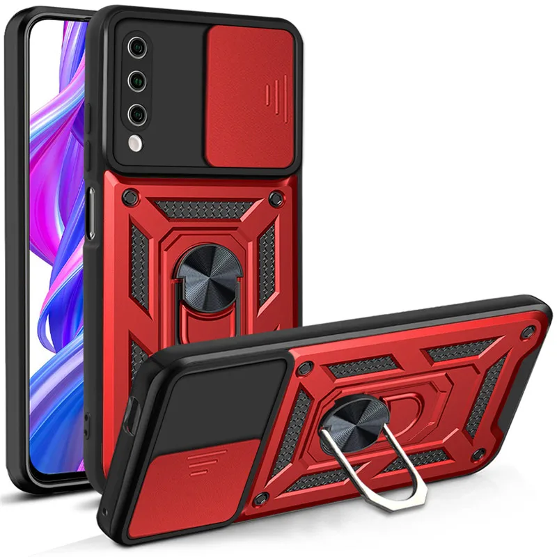 Pre Huawei y6s y8s y9s y6 y9 Prime 2019 Case Shock nepriestrelný brnený prsteň stojaci zadný kryt pre česť x8 x9 x30 x30i P inteligentný Z 2021