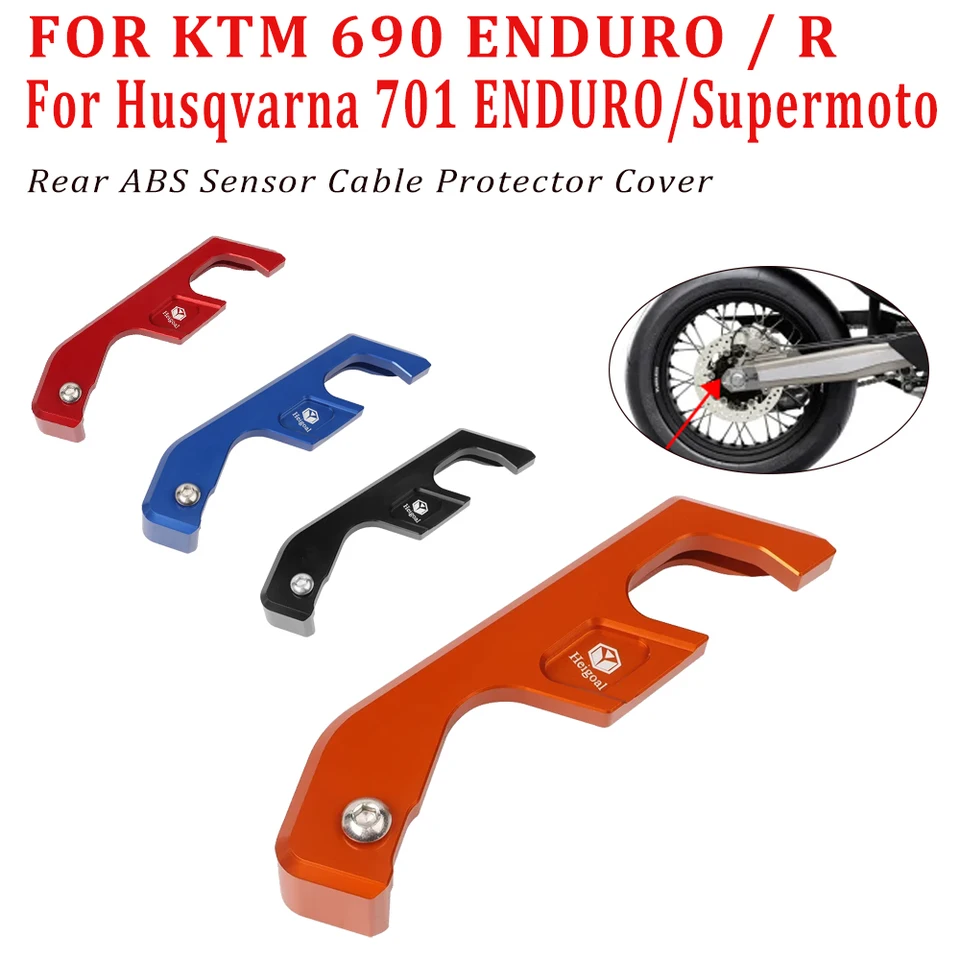 Pre Husqvarnu 701 Supermoto SM Enduro 2023 pre KTM 690 Enduro R Gasgas 700 ES Zadný ABS Senzor Kábel Kábel Kryt ochranného krytu ochranca