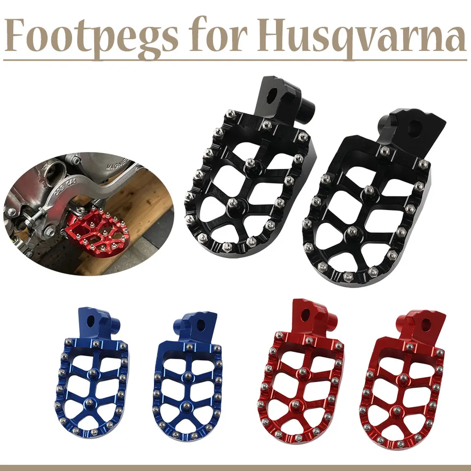 Pre husqvarnu te300 te Fe FC 300 450 350 501 250 FE501 TC125 TC 250 85 65 FS450 FS 450 FOR PEGS Footbegs Footrest Footrests Hliník