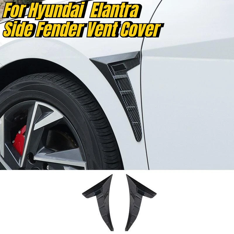 Pre Hyundai Elantra 2024 - 2025 ABS ABS THE STREDNE FENDER VENTICKÝ Kryt -