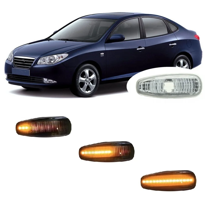 pre Hyundai Elantra Touring Avante HD 2006 2007 2008 2009 2011 2011 Sekvenčná LED bočná markerová signálna svetelná lampa