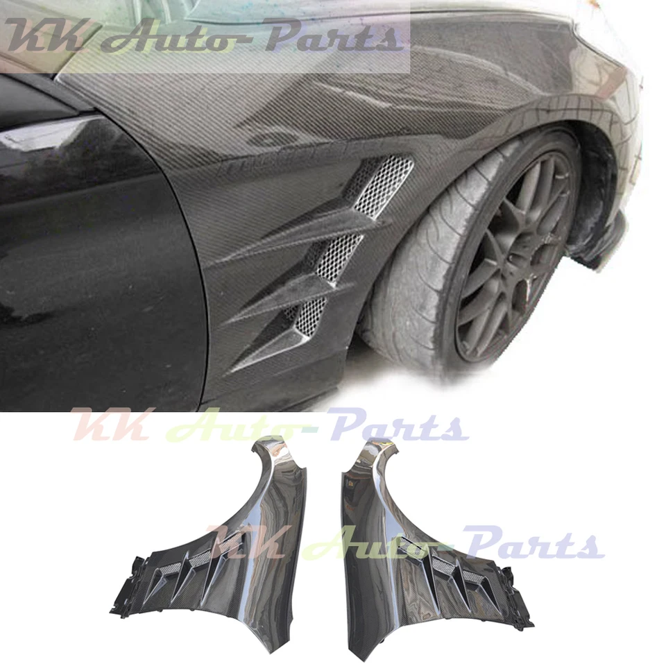 Pre Hyundai Genesis Coupe 2009-2016 Uhlíkové vlákna predný nárazník Fender Air Sever Ventter Body Body Body Automatické tuning