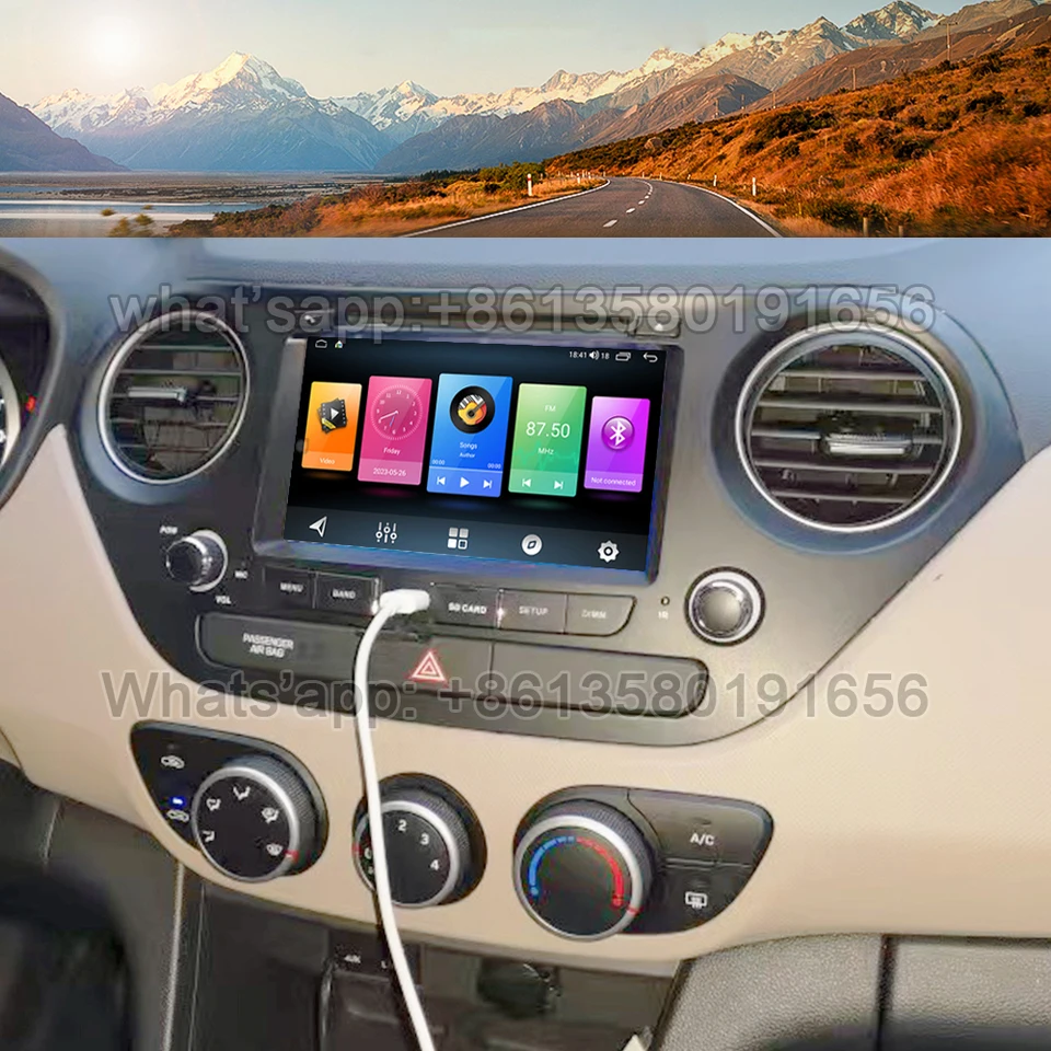 Pre Hyundai Grand I10 I 10 2013 2014 2015 2016 2017 2018 Android CarPlay Auto Multimidia Player Head Radio Radio Originálny štýl