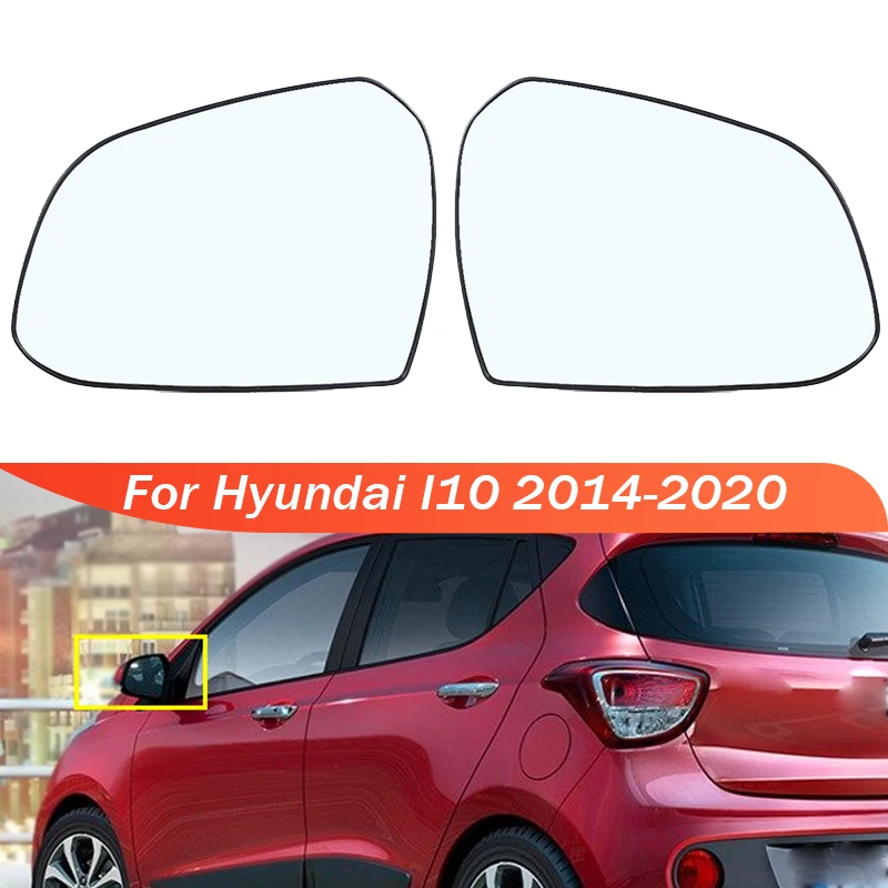 Pre Hyundai i10 2014 2015 2016 2017 2017 2018 2019 2020 Zrkadlo automobilov Exteriér exteriérové ​​bočné zrkadlo Reflexné sklo 87611b4000