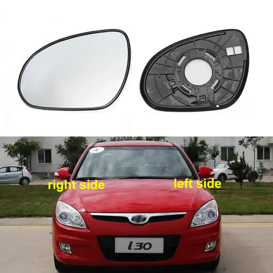 Pre Hyundai I30 2008 2009 2010 Outer spätné zrkadlá Objektív Objektív Zadné zrkadlo Zrkadlo sklo bez zahrievania