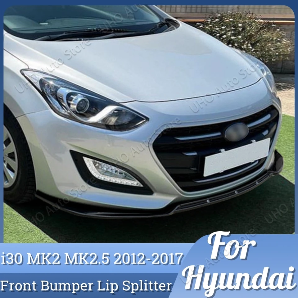 Pre Hyundai i30 Mk2 Mk2.5 Automobilový predný spodný nárazník Lip 2012 2013 2014 2015 2016 2017 ladenie telesnej súpravy Difuser Difuser