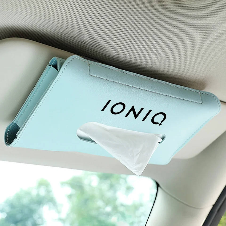 Pre Hyundai Ioniq 5 6 7 Sady uterákov s tkanivovým krabičkou automobilu