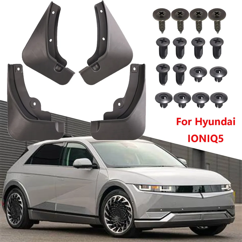Pre hyundai ioniq5 Splash Guards Mudguards blackflaps bahenné klapky predné zadné zadné plastové ochranca kolies 2021 2022 2023