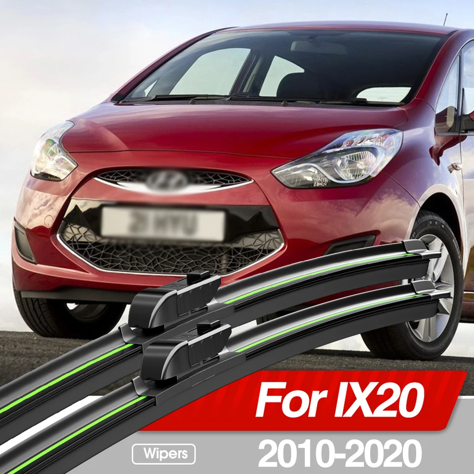 Pre Hyundai IX20 2010-2020 predné čepeľové čepele čelné sklo 2ksové okna 2012 2012 2013 2014 2018 2018