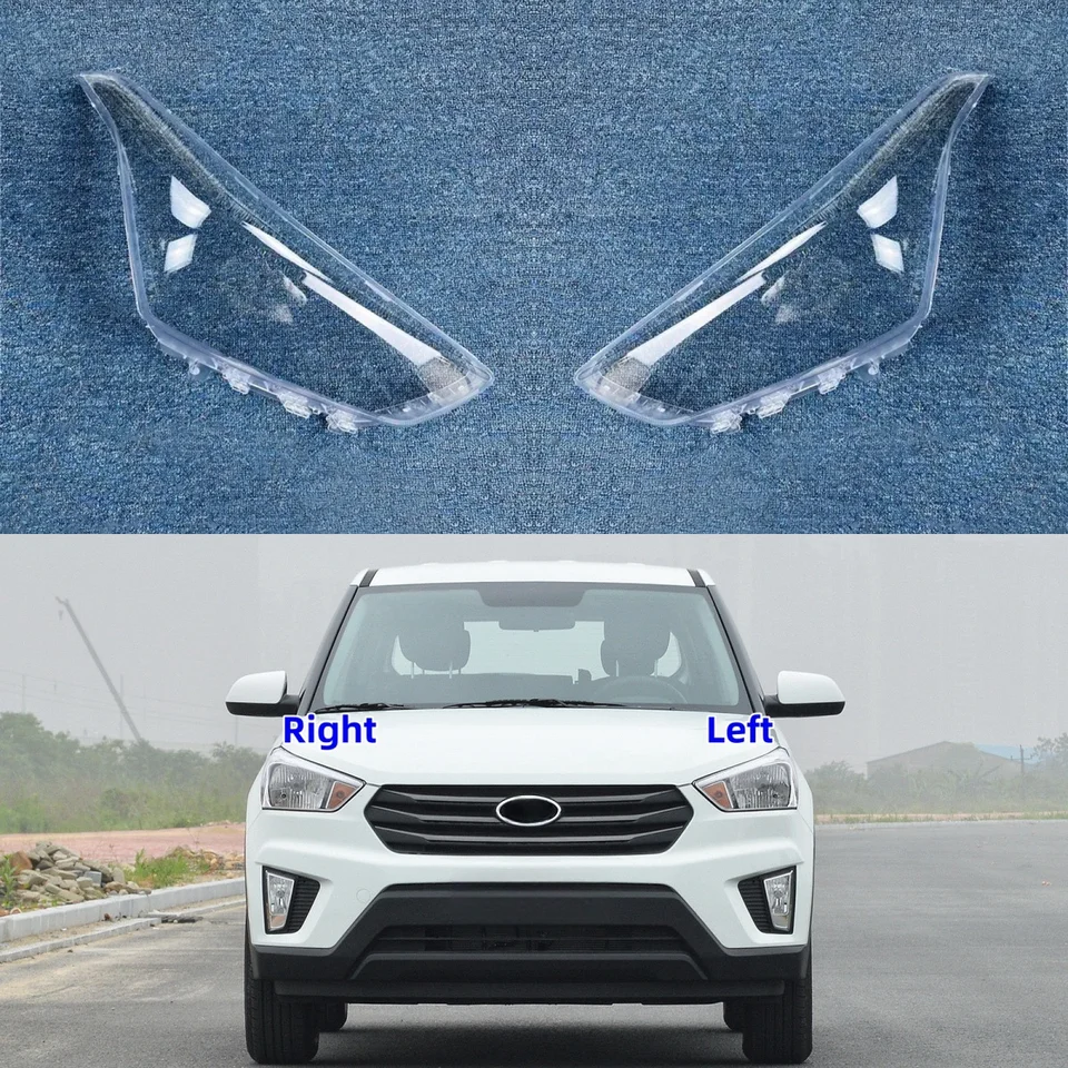 Pre Hyundai IX25 2015 2016 2017 2017 CAR SPOLOČNOSŤ ZOBRAZENIE ZOBRAZENIA TRESTRUJÚCEJ LAMPSHADE HEADLAMP SELT PLEXIGLASS