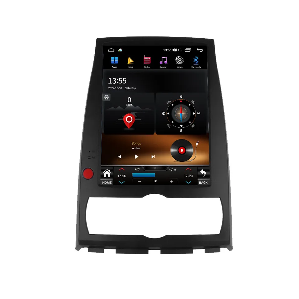 Pre Hyundai Rohens Genesis Coupe 2008-2012 Android12 Cardio Radio Tesla Screen 2Din Stereo prijímač Autoradio Multimedia Player GPS GPS