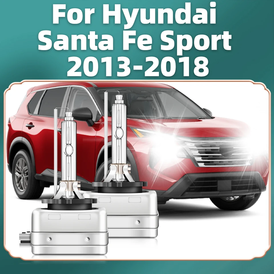 Pre Hyundai Santa Fe Sport 2013 2014 2015 2016 2017 2018 DC 12V 35W HID žiarovka HID XENON SLEDIGHT D3S Car Lamp 6000K 8000K 12000K