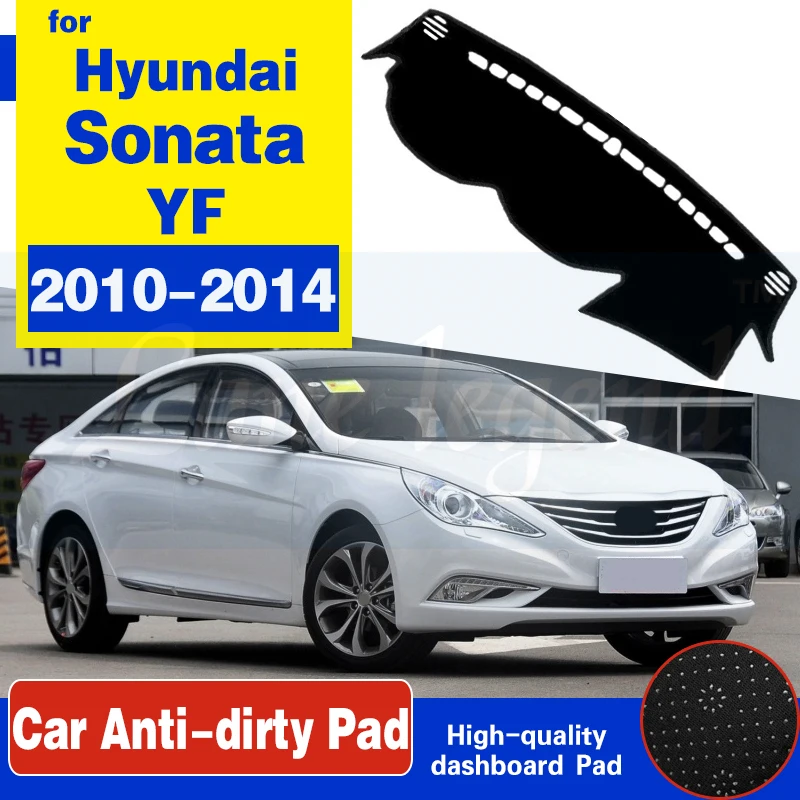Pre Hyundai Sonata 2010 2011 2012 2013 2014 YF Anti-Slip Mat Dashboard Cover Pad Sunshade Dashmat Protect Chráni koberec