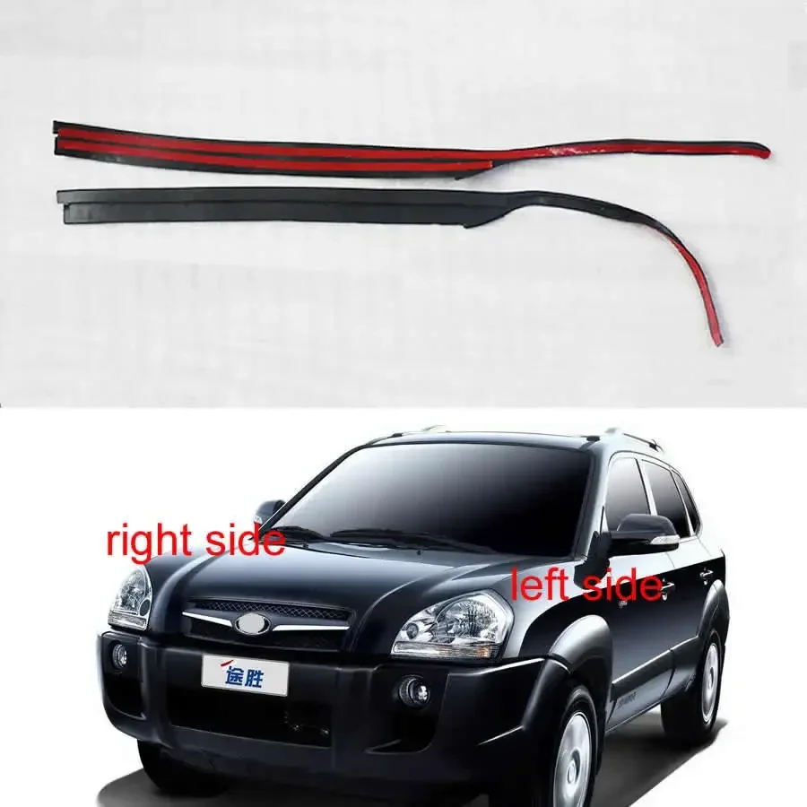 Pre Hyundai Tucson 2006 2007 2008 2009 2010 Gumový tesniaci prúžk svetlometového pásu Orezaný dekoratívny vodotesný pás