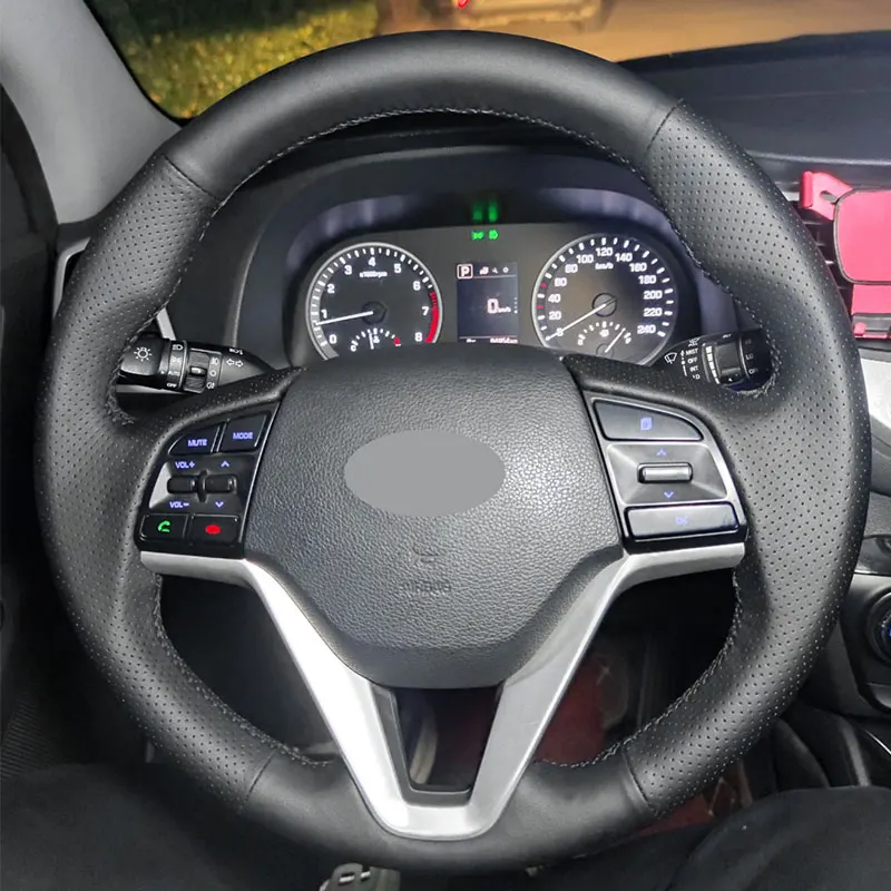 Pre Hyundai Tucson 3 2015 2016 2017 2018 2018 2019 Ručné auto kryty volantu Ochrana krytu