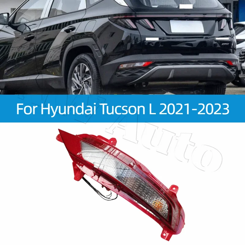 Pre Hyundai Tucson L 2021 2022 2023 Zadný nárazník Light Reflektor Brzdenie hmlovej žiarovky