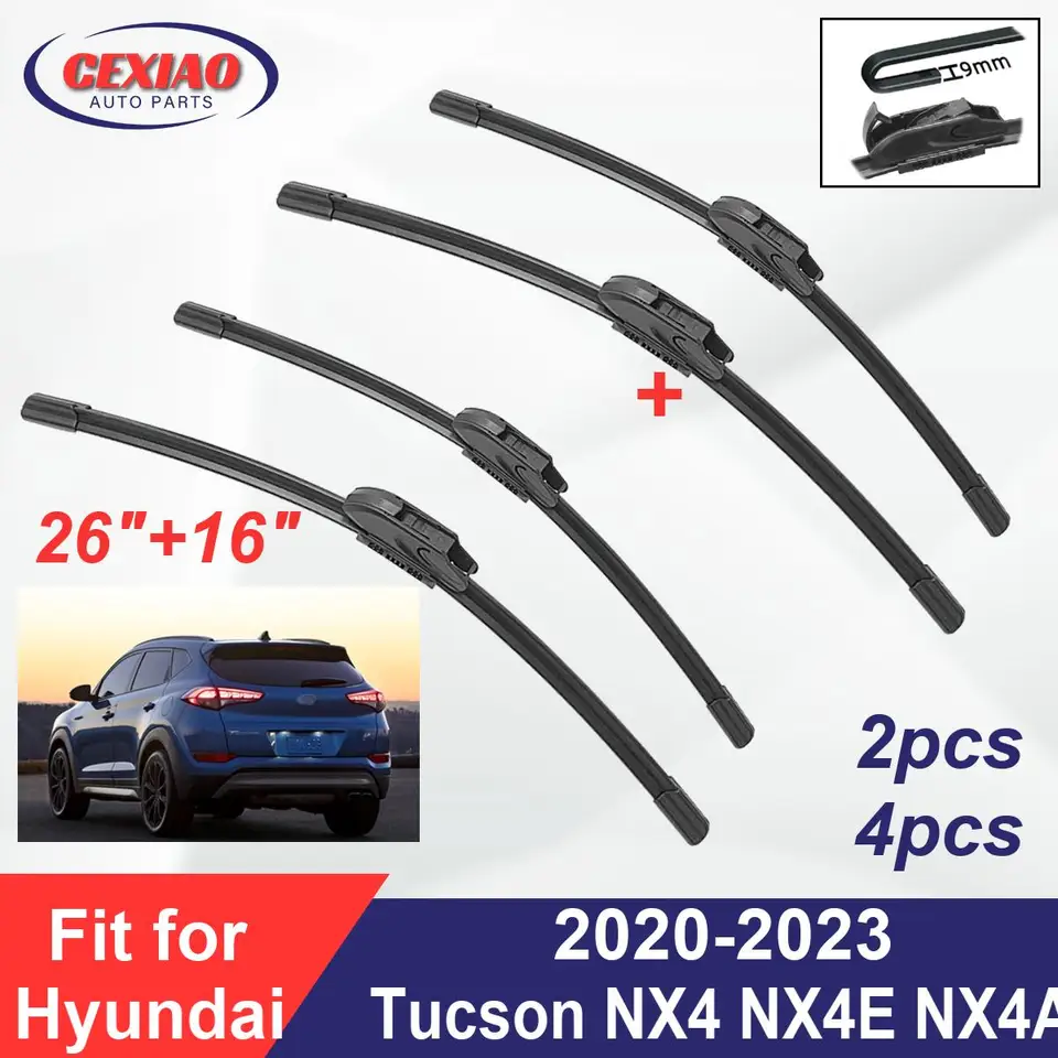 Pre Hyundai Tucson NX4 NX4E NX4A 2020-2023 Čepele predných stierací
