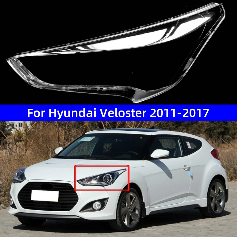 Pre Hyundai Veloster 2011 2012 2013 2014 2015 2016 2017 2017 ACESSSORY PUST Svetlomety krycie sklenené plášť