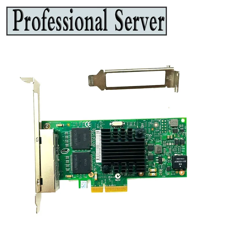 pre i350-t4v2 OEM I350-T4 PCIe X4 Ethernet Adapter NIC Network Quad Ports Card