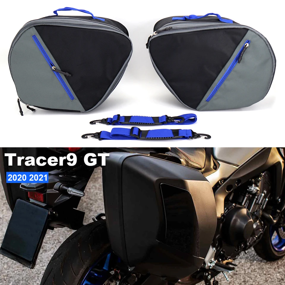 Pre indikátor 9 GT motocyklové batožinové vrecká Pannier Liner Bag ShockCases Bočné vrecká Vodotesné pre Yamaha Tracer 9/GT 2020 2021+