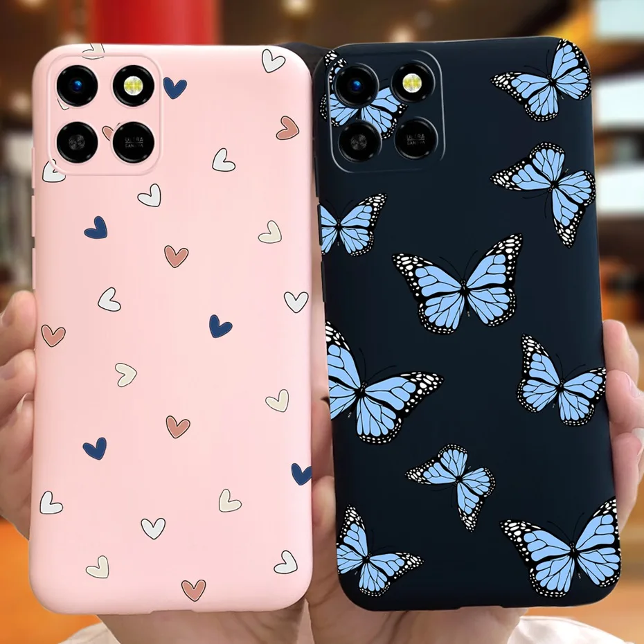 Pre Infinix Smart 6 HD X6512 Puzdro pre telefón Macaroon SLEKTNÝ ZAKADENÝ KRYT PRE Infinix SMART 6 X6511E X657B SMART6 6HD Roztomilý nárazník