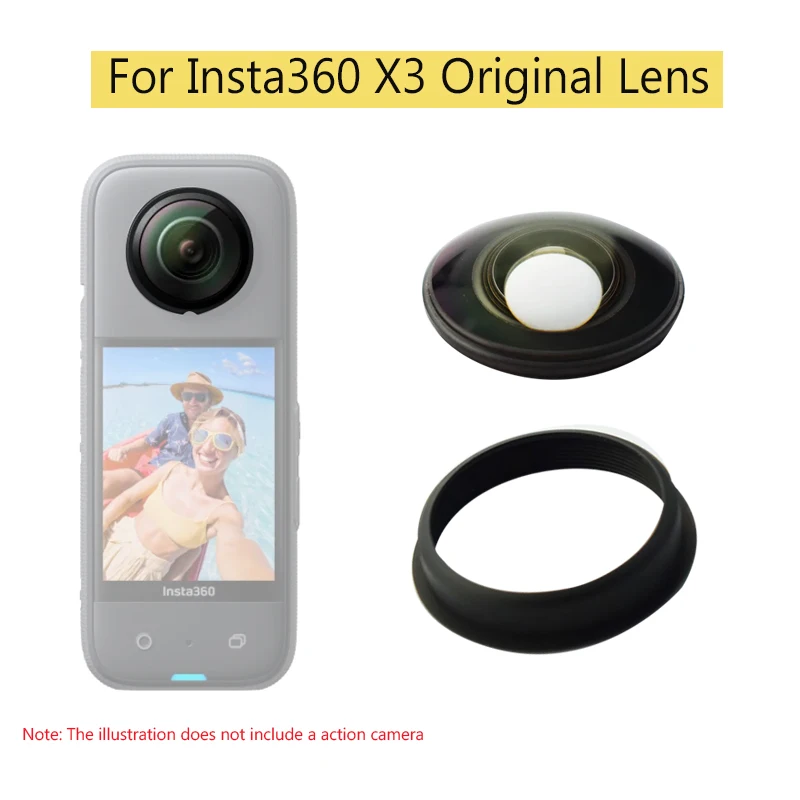 Pre Insta360 X3 - Nová 5,7K 360 Action Camera Original Opravy fotoaparátu objektívu