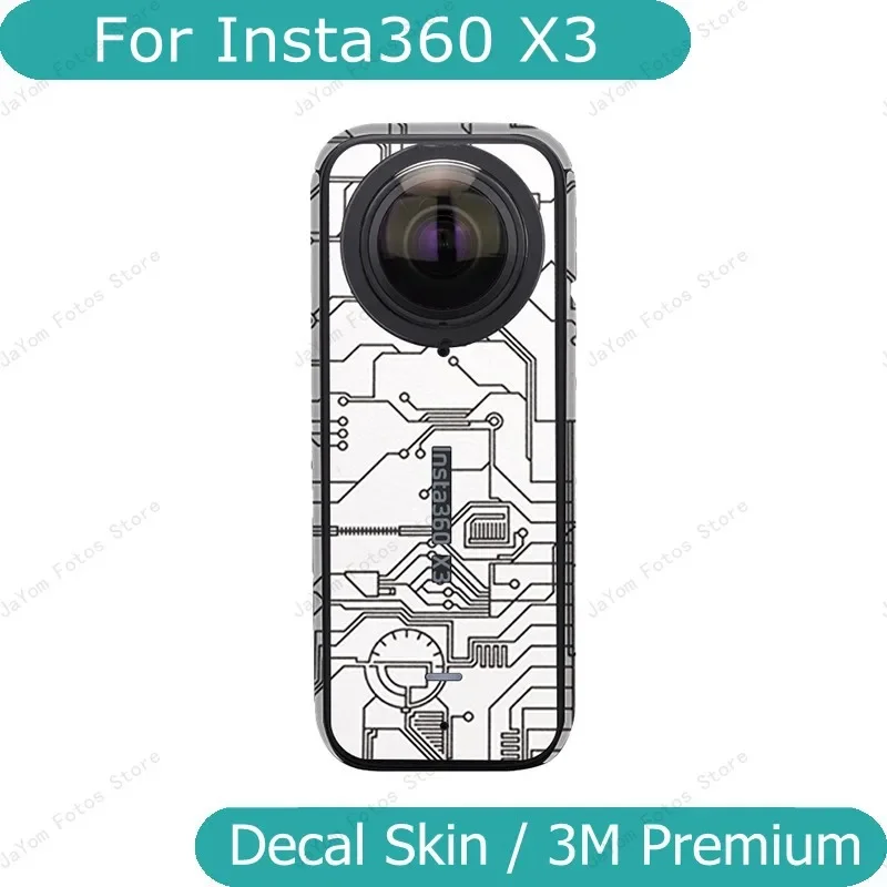 Pre insta360 x3 nálepka kože vinyl vinyl crach proti škrabaniu Action Action Camera Ochranta slepka chránič Coat Insta360x3 Insta 360 x3