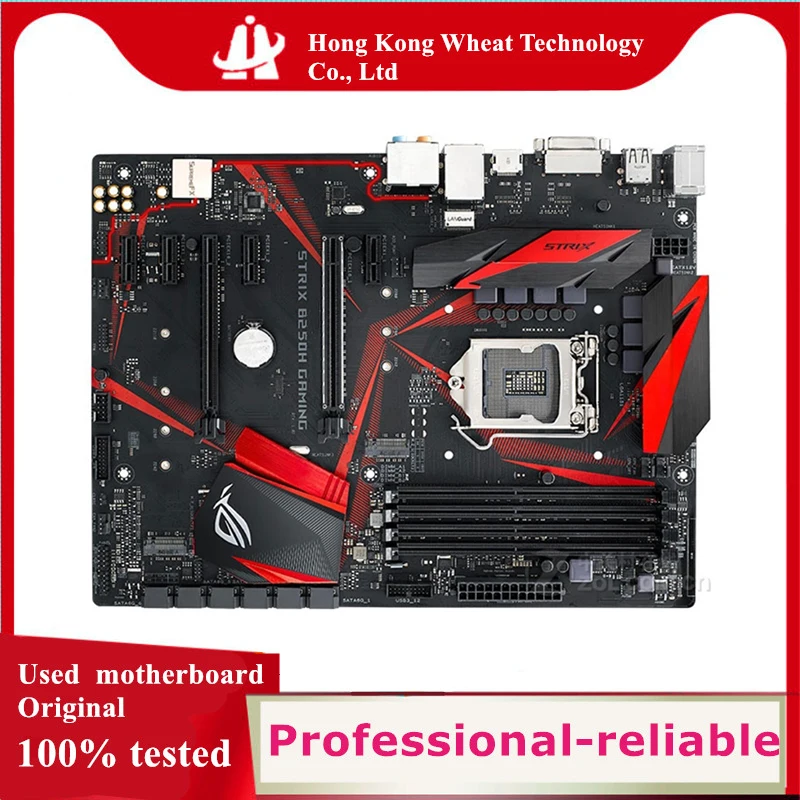 Pre Intel B250 ROG Strix B250H Gaming Pracy sa používa originálna LGA 1151 LGA1151 DDR4 32 GB USB2.0 USB3.0 SATA3 Desktop HAINBOARD