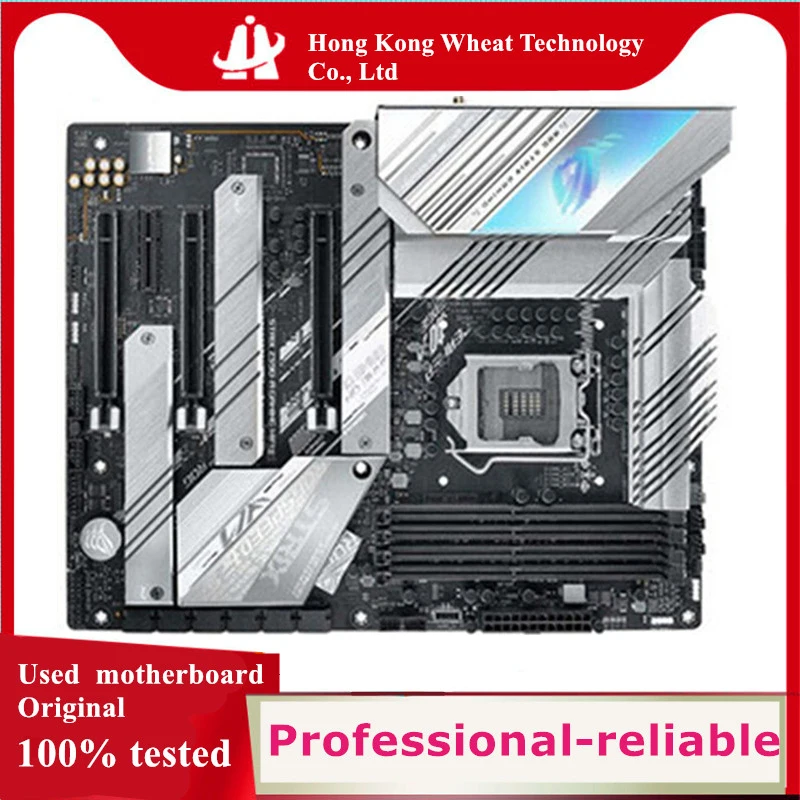 Pre Intel Z590 Rog Strix Z590-A Gaming WiFi II Základná doska použitá pôvodná LGA 1200 DDR4 128 GB M.2 USB3.0 SATA3 Desktop Mainboard