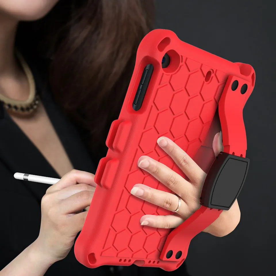 Pre iPad Mini 1 2 3 4 5 puzdro s popruhom Eva Materiály Tablet Cover Držiak Funkcia pre prípad iPad mini pre deti