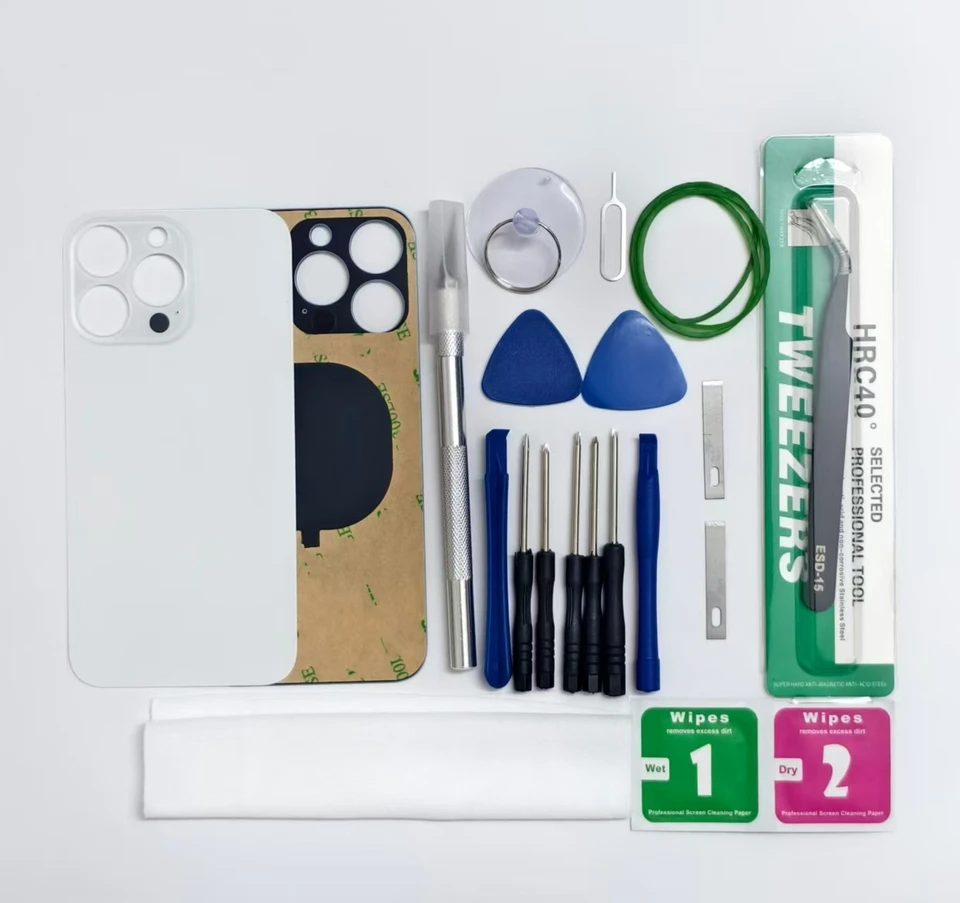 Pre iPhone 14 Pro Max 13 Mini 15 plus 12 xs Max 11 Big Wide Dier Battery Explant Panel Dvere Panel Panel skla sklo