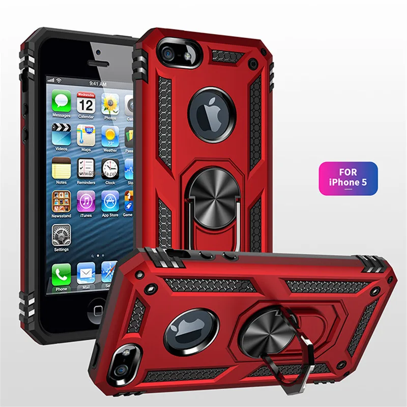 Pre iPhone 5S 5 SE 2016 2020 2022 13 Pro Max 12 11 Case Magnet Ring Cover pre iPhone SE 2016 5 S 5G iPhone5s 4.0 
