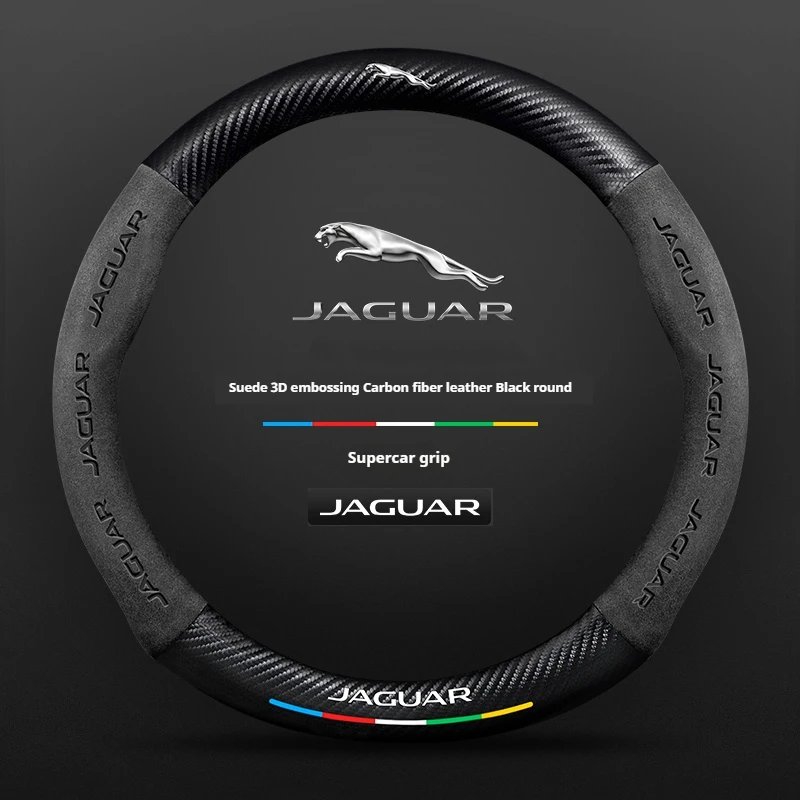 Pre Jaguar E-PACE F-Pace F-Type XE XF XK XJR XFR XJ XEL XFL Automobilové semišové uhlíkové vlákno Anti-Slip