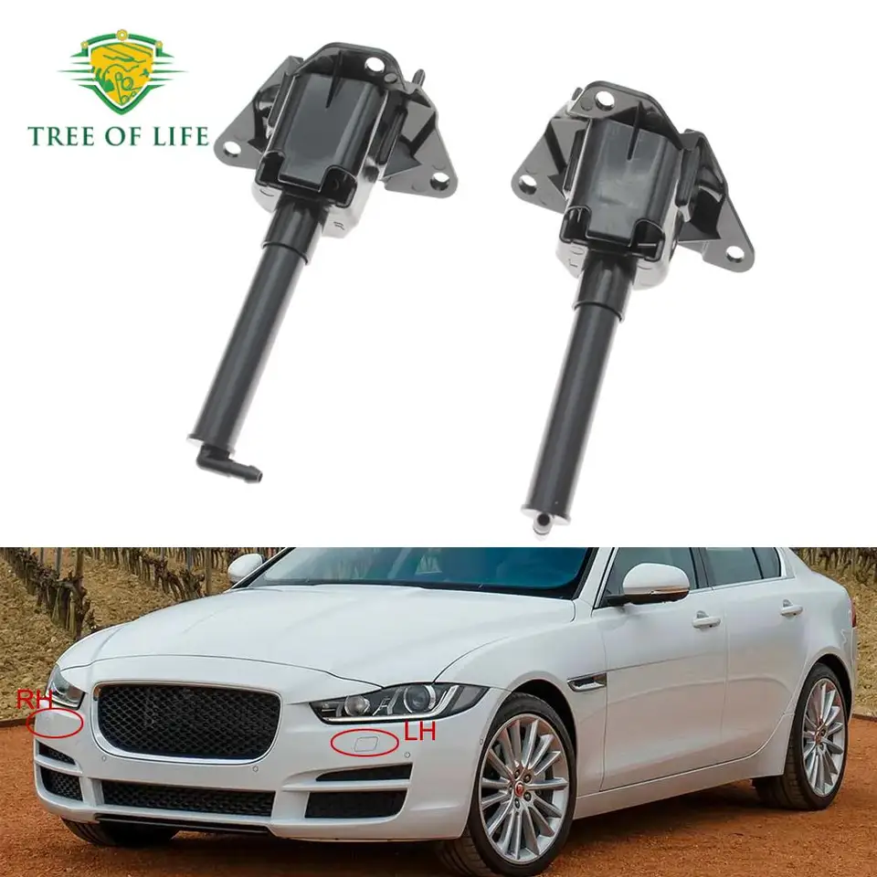 Pre Jaguar XE 2015+ predný nárazník svetlometový žiarovka Strieková tryska Čistiaci čerpadlo T4N8134 T4N8133 GX73-13K131-BA