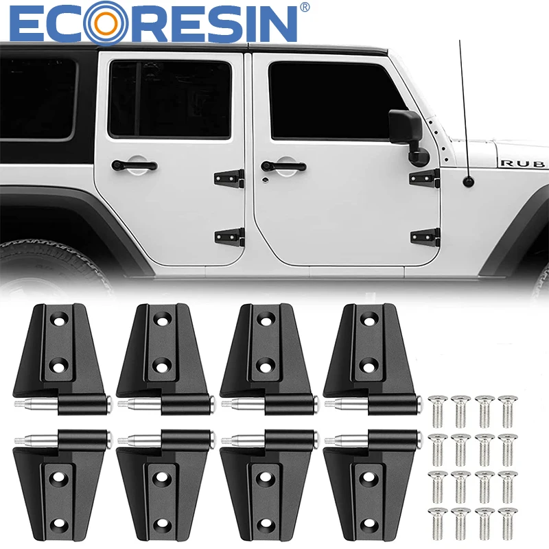 Pre Jeep 4*4 Wrangler Jk JL Jt Gladiator Dverne Rany Tim 4/2 Dvere 2007-2024 Black Stell Modify Automatické auto