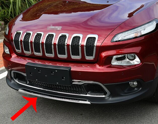 Pre Jeep Cherokee Limited 2014-2017 ABS Chrome Chrome Chrome Cover Cover Tres Auto príslušenstva