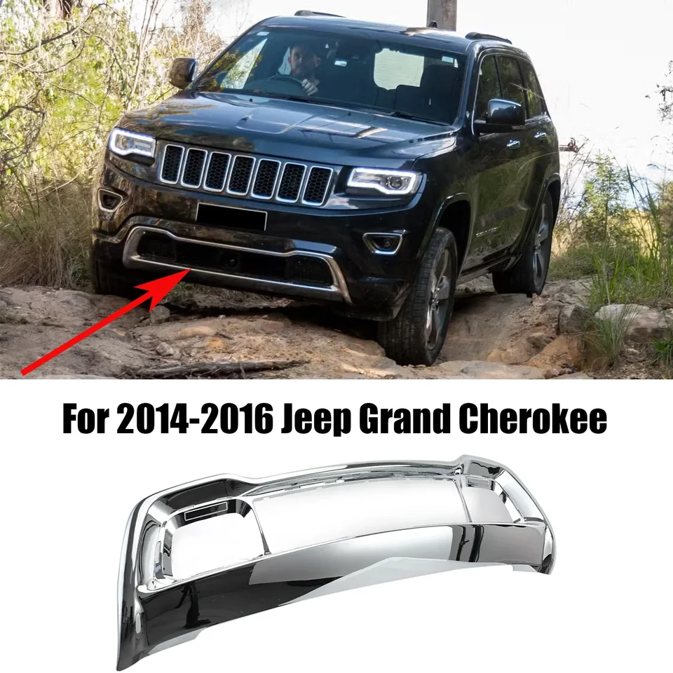 Pre Jeep Grand Cherokee 2014 2015 2016 predný nárazník dolných mriežkových prúžkov Chrome Grille Rám 68143105AC Rámový rám rámu