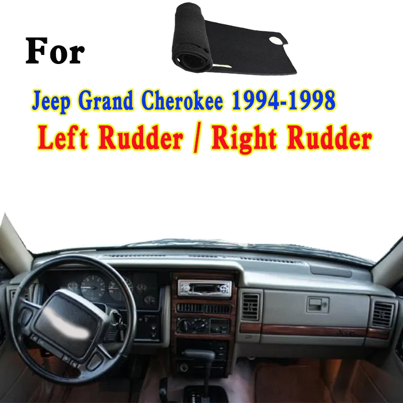 Pre Jeep Grand Cherokee I Mk1 ZJ ZG CAR-STYLING DASHMAT Dashboard Cover Dashboard Cover Izolácia izolácie Ochrana Ochrana na opaľovací krém