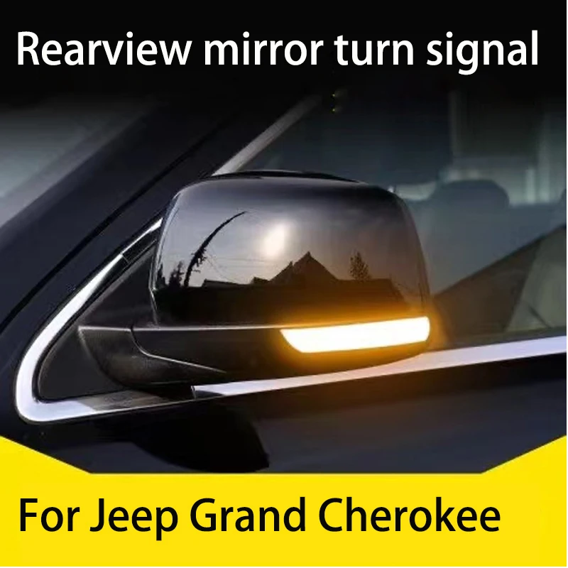 Pre Jeep Grand Cherokee WK2 2011-2022 spätný zrkadlo otočený signál párového vozidla Signály Signály tečúce svetlo