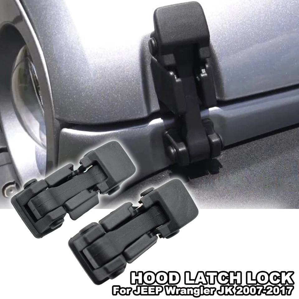 Pre Jeep Wrangler 2007 - 2018 Modifikácia obalu Motor Lock Cover Cover Styling JK Západné krytie Príslušenstvo Časti 2011