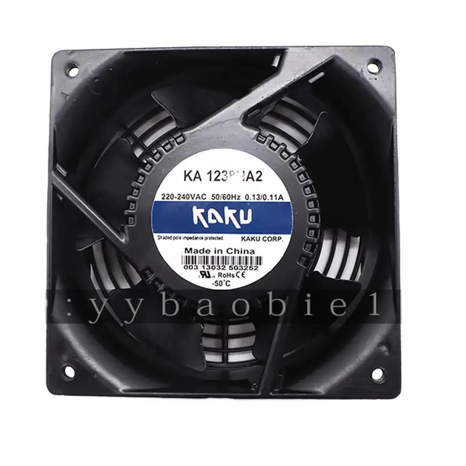 Pre Kaku KA1238HA2 220V 0,130.11A Vysokotextový odporový vodotesný ventilátor 120*120*38 mm 12 cm