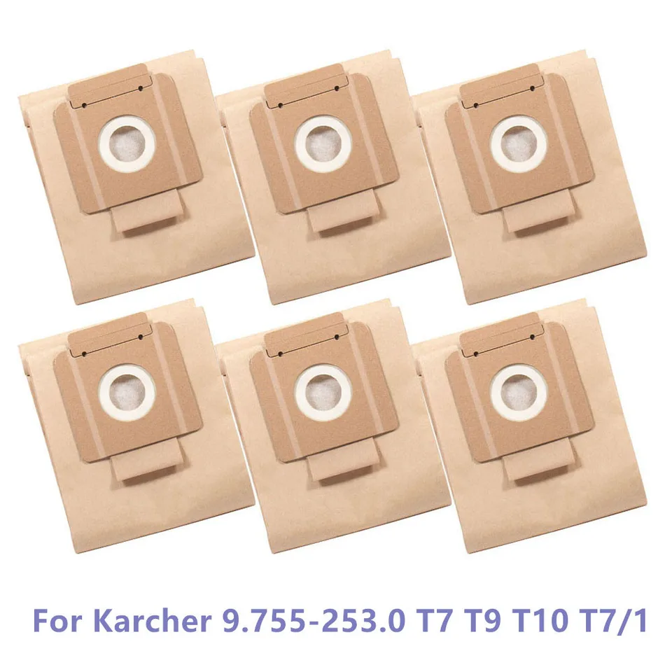 Pre Karcher 9.755-253.0 T7 T9 T10 T7/1 Drachové vrecká vrecko na zber prach vrecko Mokré a suché vysávače