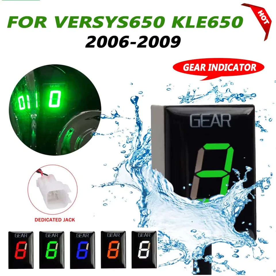 Pre Kawasaki Kle650 KLE 650 VERSYS650 VERSYS 650 2006 2007 2008 2009 Príslušenstvo 1-6 Indikátor prevodového stupňa DIGITÁLNE DIGITÁLNE DIGITÁLNE