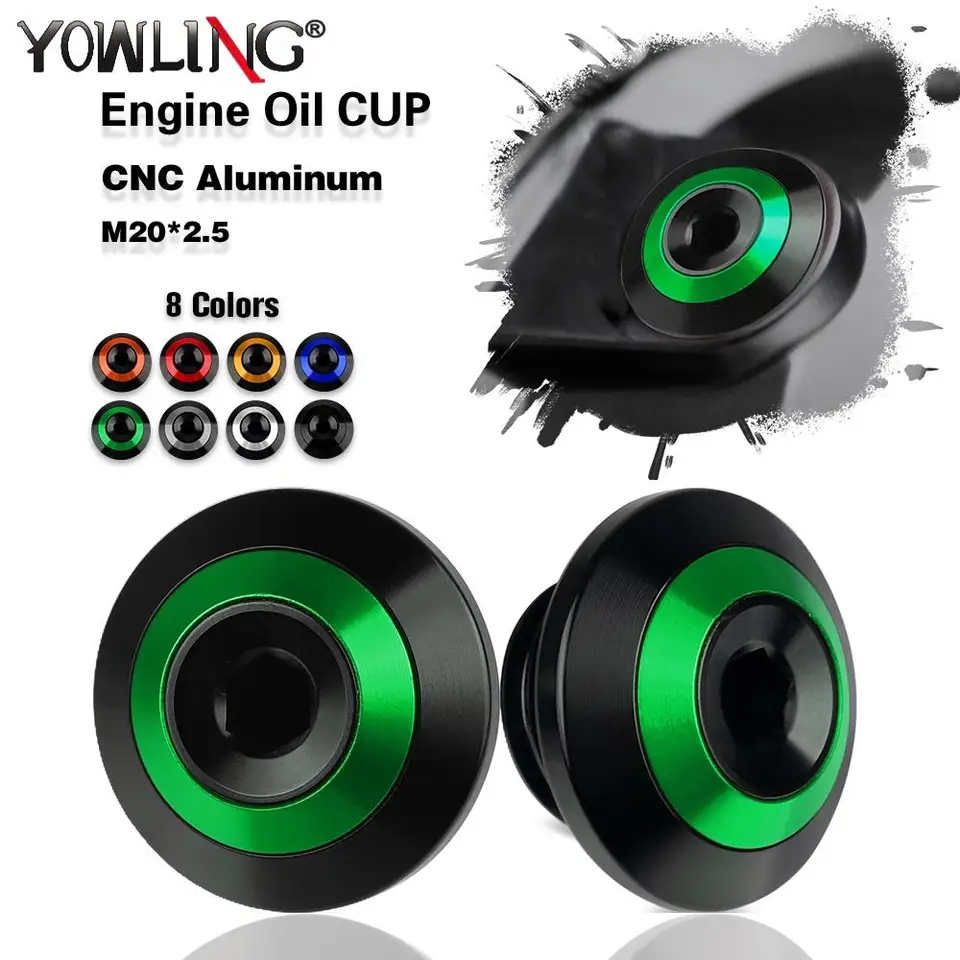 Pre Kawasaki Ninja 400 Z650 Z900 Z 650 900 2017 2018 M19*2.5 Motorové príslušenstvo CNC motorový olejový filter šálky zátk