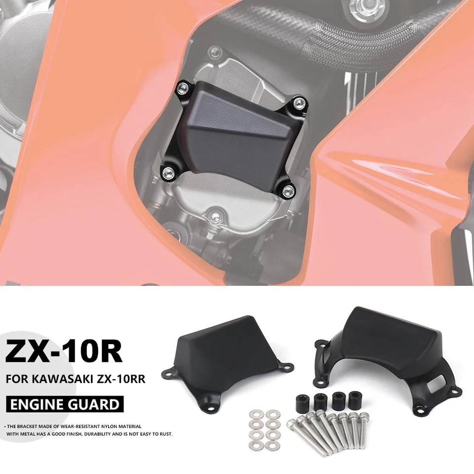 Pre Kawasaki Ninja ZX-10R ZX-10RR ZX10R ZX10RR Nový motocykel strážca proti haváriu Rám s posúvačom Falling Falling Protector Kit