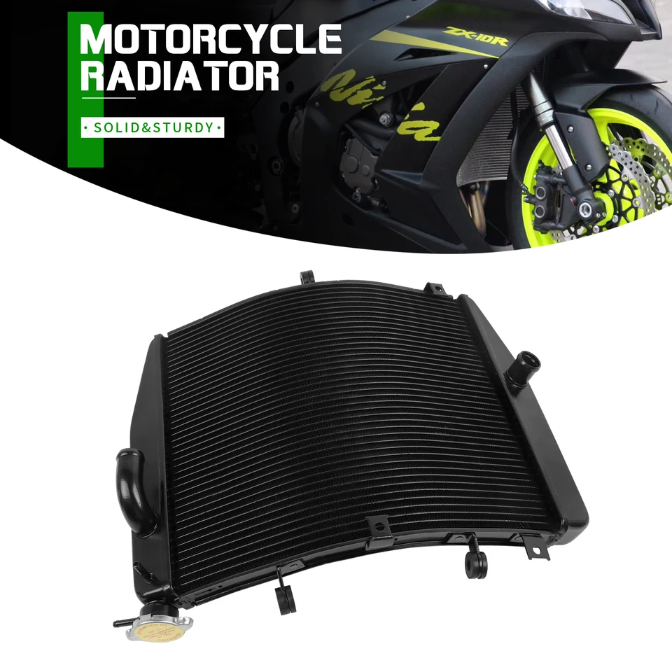 Pre Kawasaki ninja ZX-10R ZX1000J Ninja ZX10R ZX1000JCF ZX1000KDF ZX1000JDF Motorový motocykel chladiaci chladič chladiaceho chladiča
