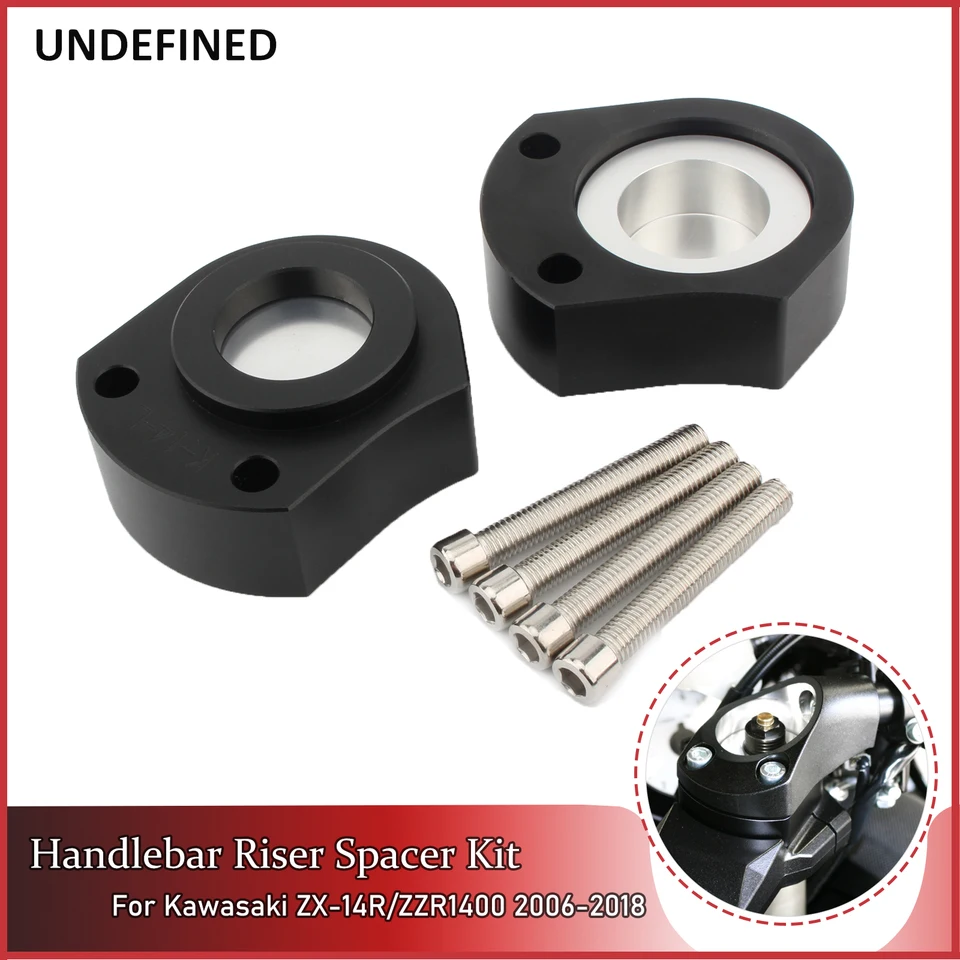 Pre kawasaki ninja ZX14R RifelBar Riser spacer súpravy Motocykel Rukoväť stúpača stúpača Clamp Clamp ZX-14R ZZR1400 2006-2011 Príslušenstvo