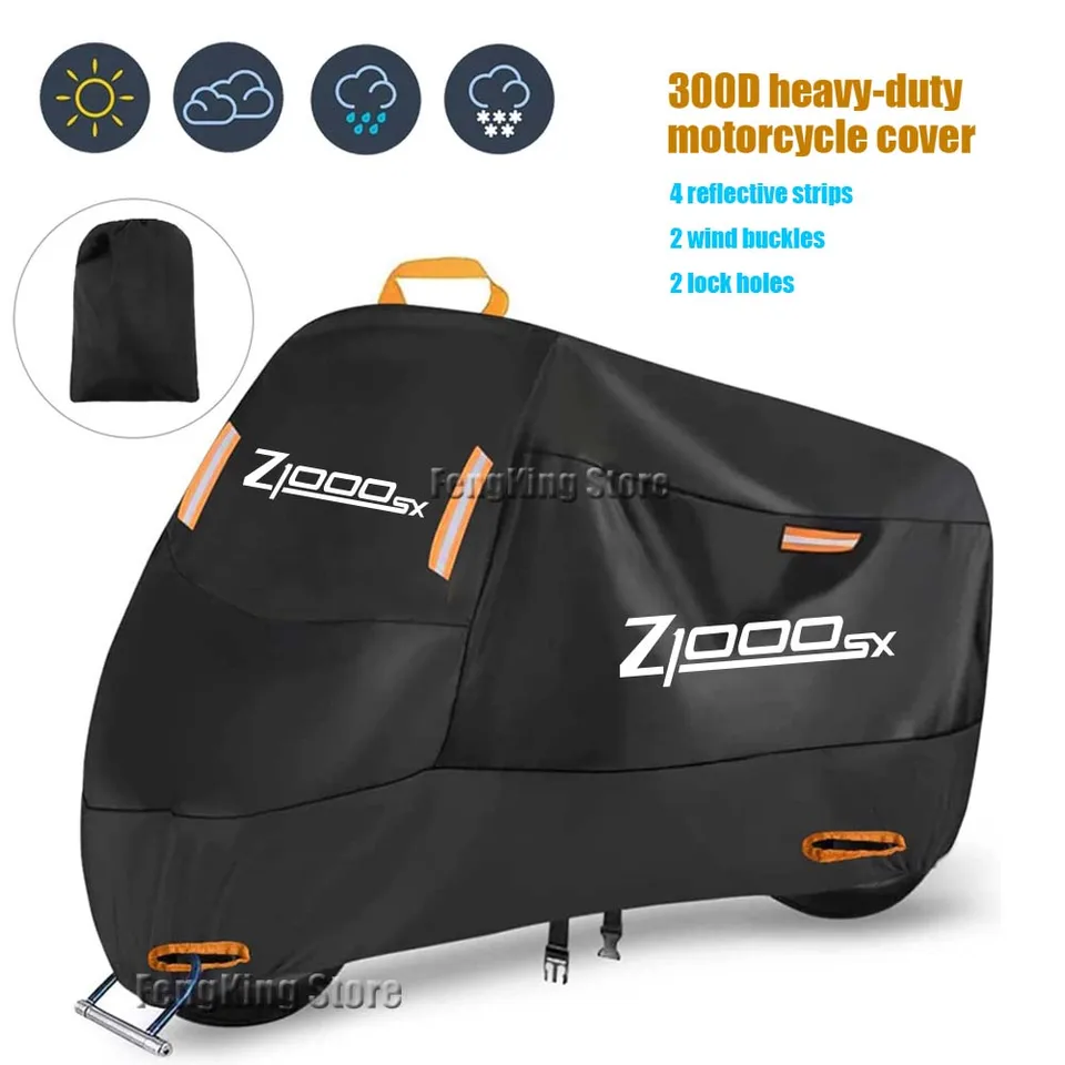 Pre Kawasaki Z 1000SX Z1000 SX 2013-2023 s pokrývkou motocykla Z1000SX Vodotesný vonkajší skúter UV Protector Dažďový kryt